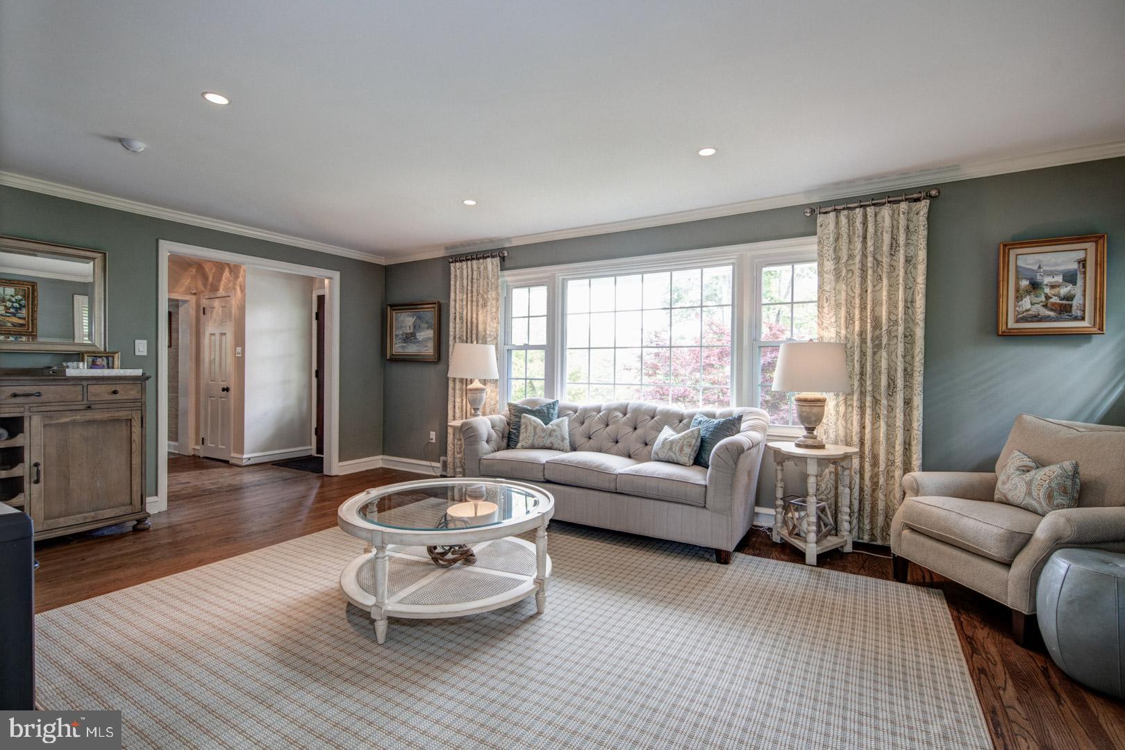 305 Harbison Road Wayne, PA 19087 - Photo 4 of 33 Spacious Living Room with Bay Window