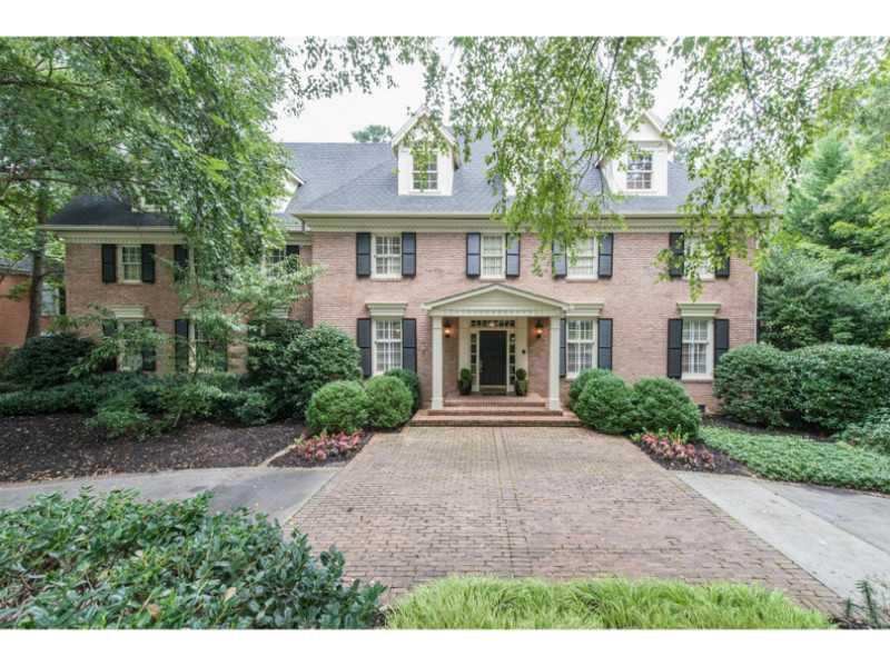 Exterior Front. Beautiful all brick home with double entry driveway.