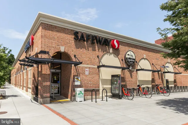 a view of entrance gate of building