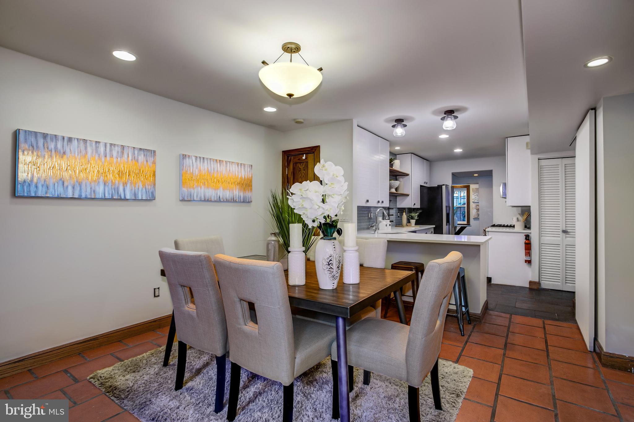 664 Acker Place Northeast Washington, DC 20002 - Photo 17 of 38 View from dining area to kitchen