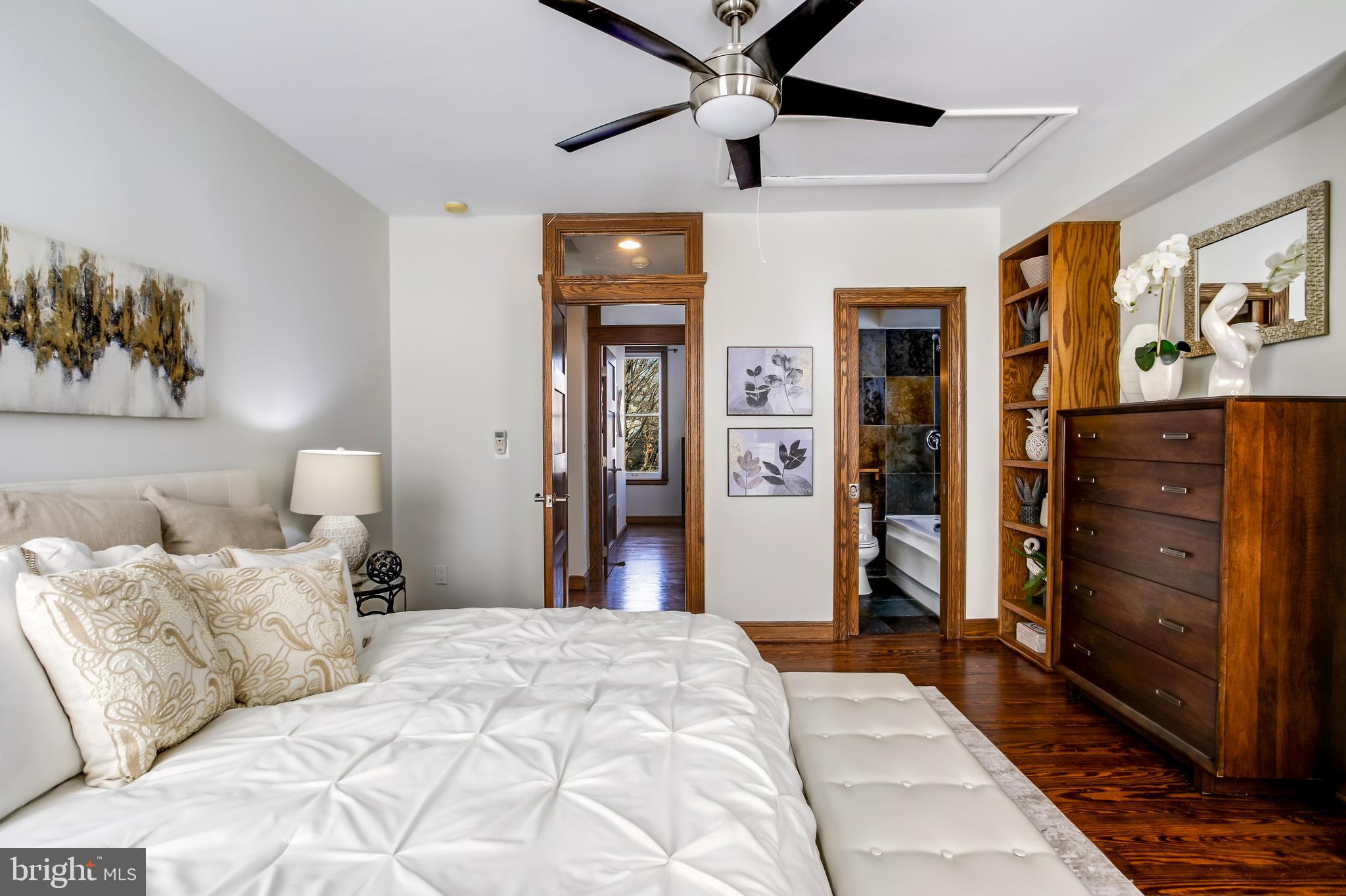 664 Acker Place Northeast Washington, DC 20002 - Photo 29 of 38 View from front bedroom to rear of house
