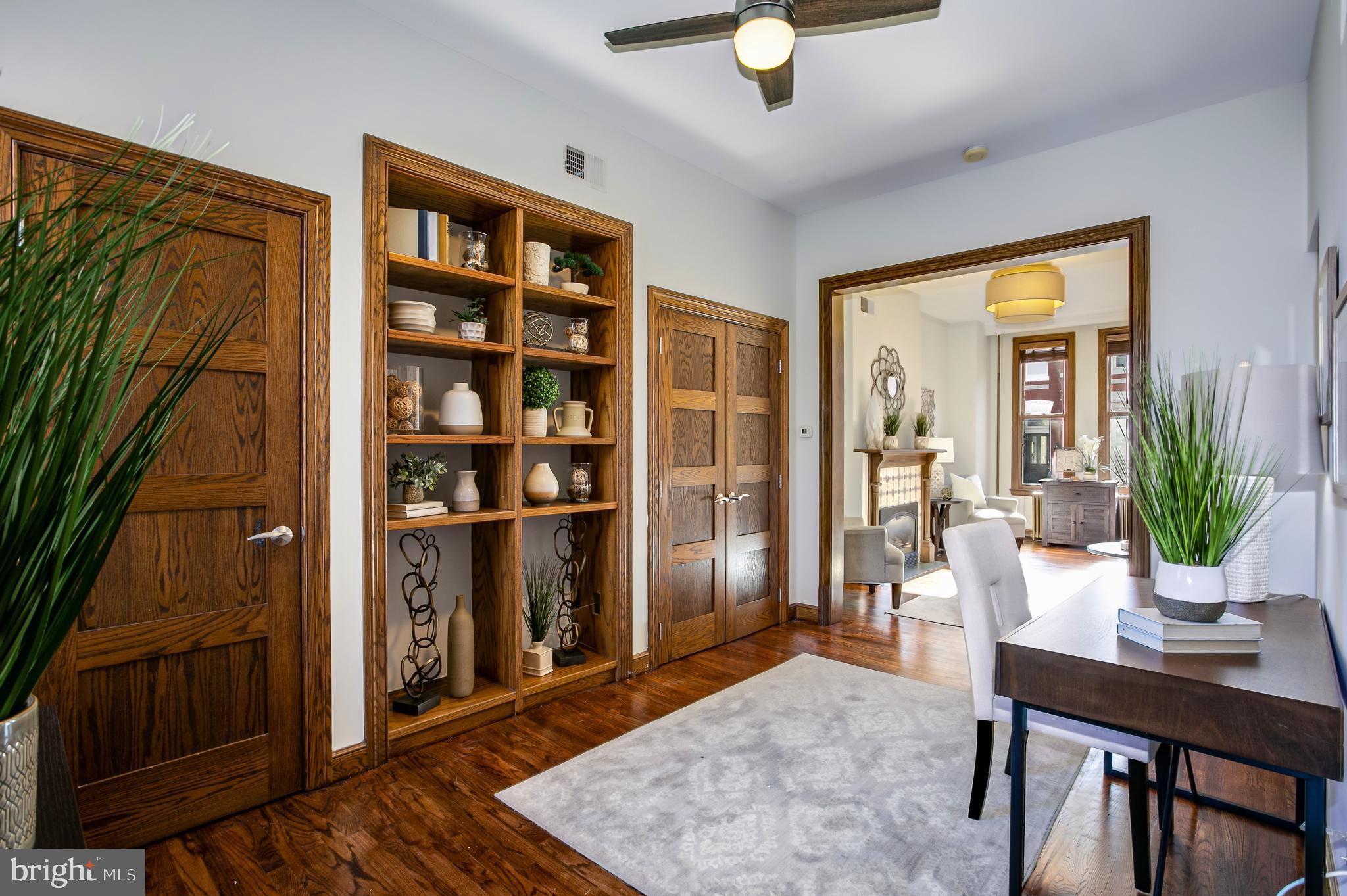 664 Acker Place Northeast Washington, DC 20002 - Photo 9 of 38 Attractive built in storage in double living room