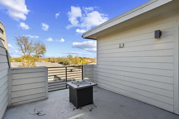 a view of outdoor space with seating area