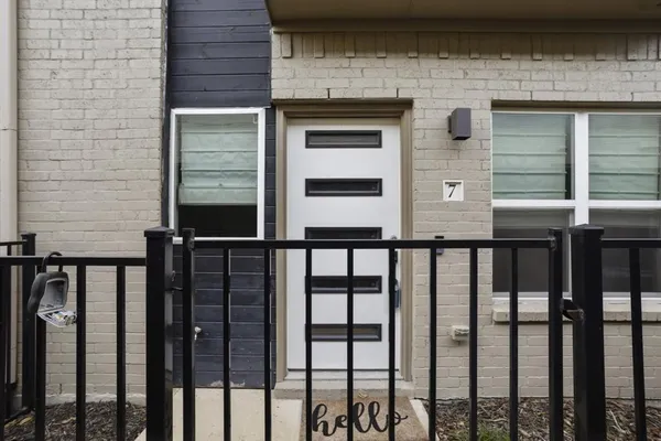 a view of front door