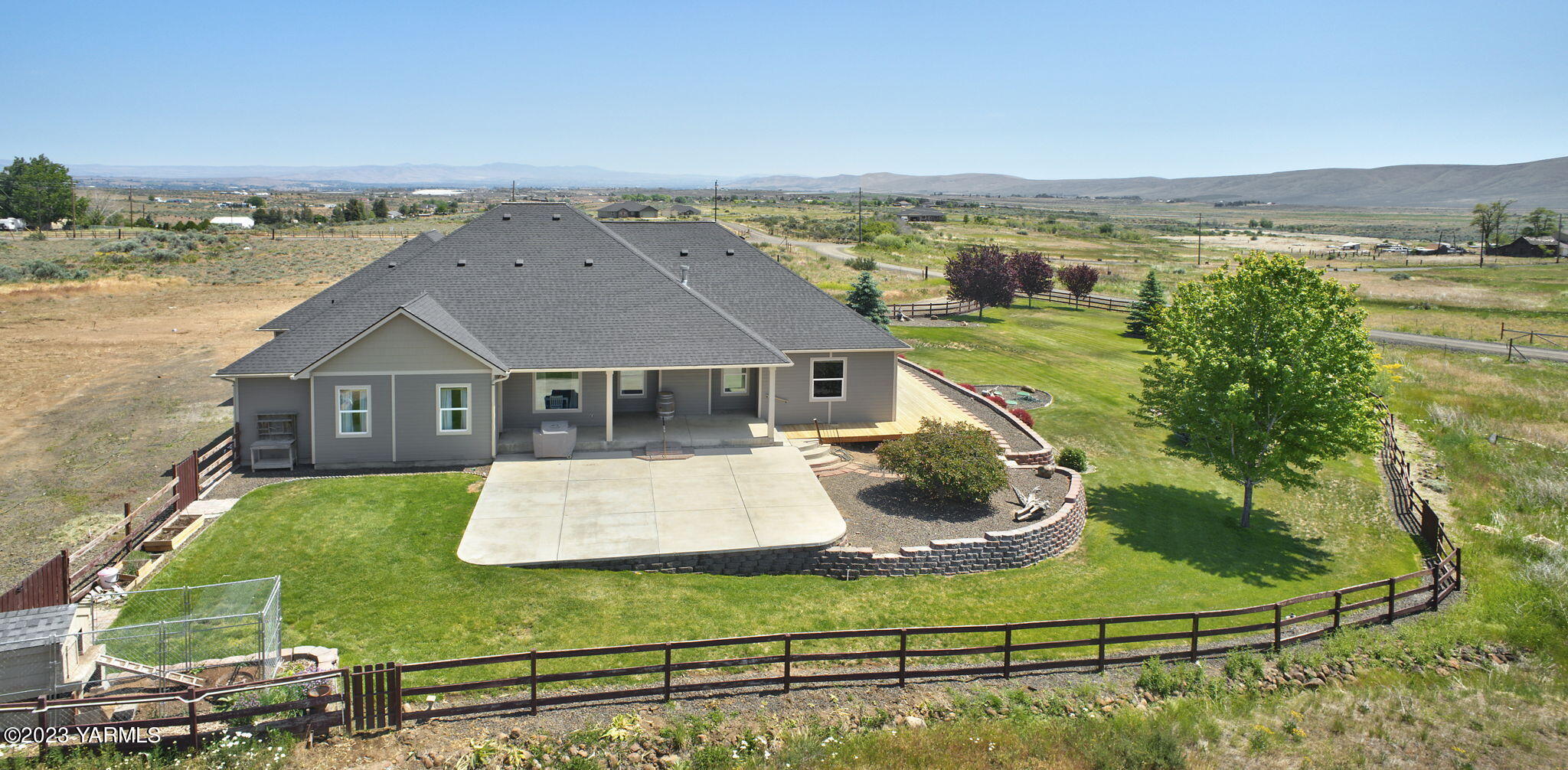 1870 Slavin Road Yakima, WA 98903 - Photo 24 of 27 an aerial view of a house with big yard