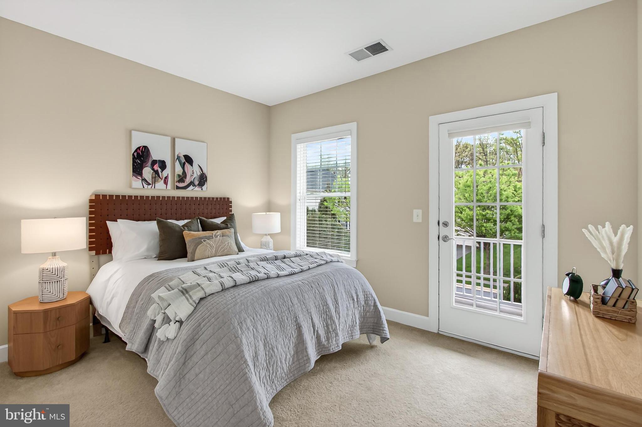 41004 Indigo Place Leesburg, VA 20175 - Photo 38 of 64 Bedroom #3 w/ R/I Closet and Deck Access