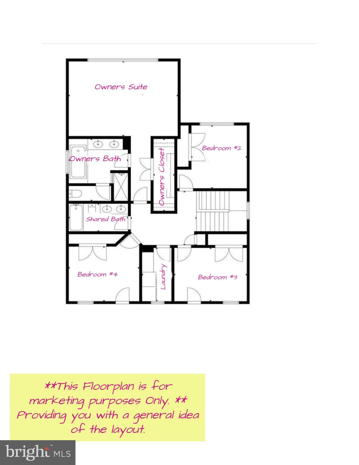 41004 Indigo Place Leesburg, VA 20175 - Photo 43 of 64 General Layout of Bedroom Lvl