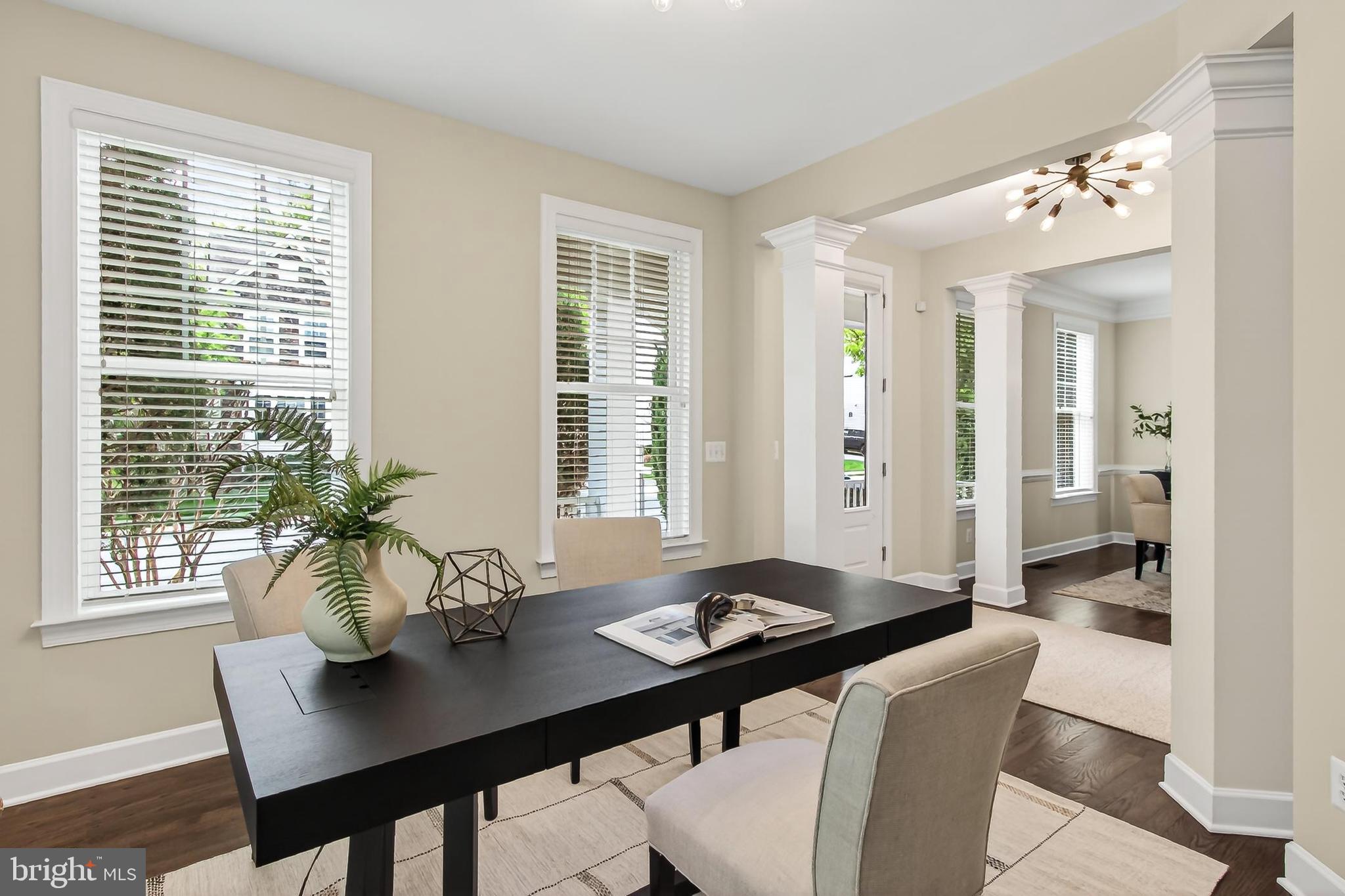41004 Indigo Place Leesburg, VA 20175 - Photo 7 of 64 Home Office or Living room with Beautiful Windows