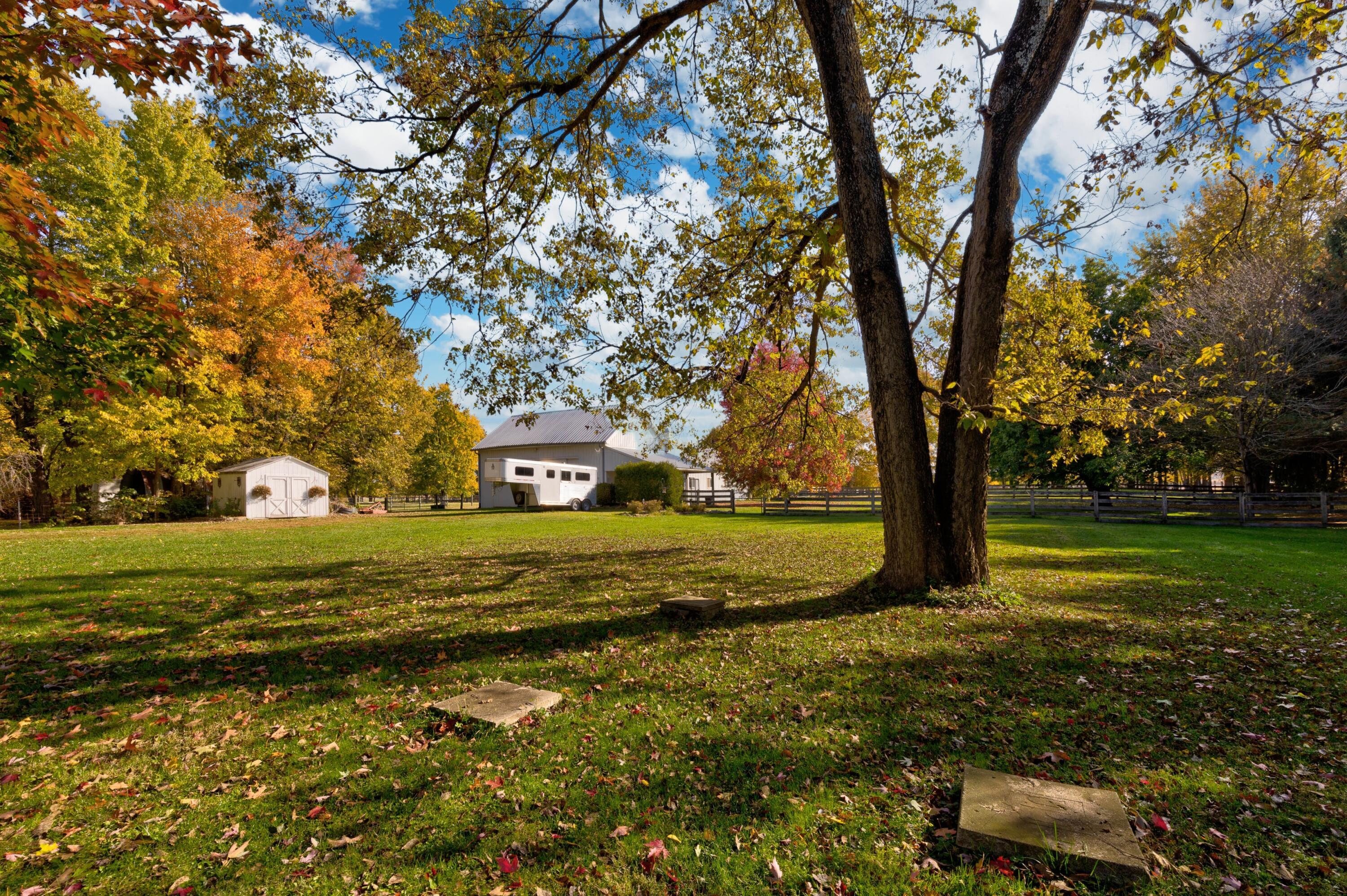 6681 Harlem Road Westerville, OH 43082 - Photo 50 of 78 39a. Barn, Shed, & Front Yard View
