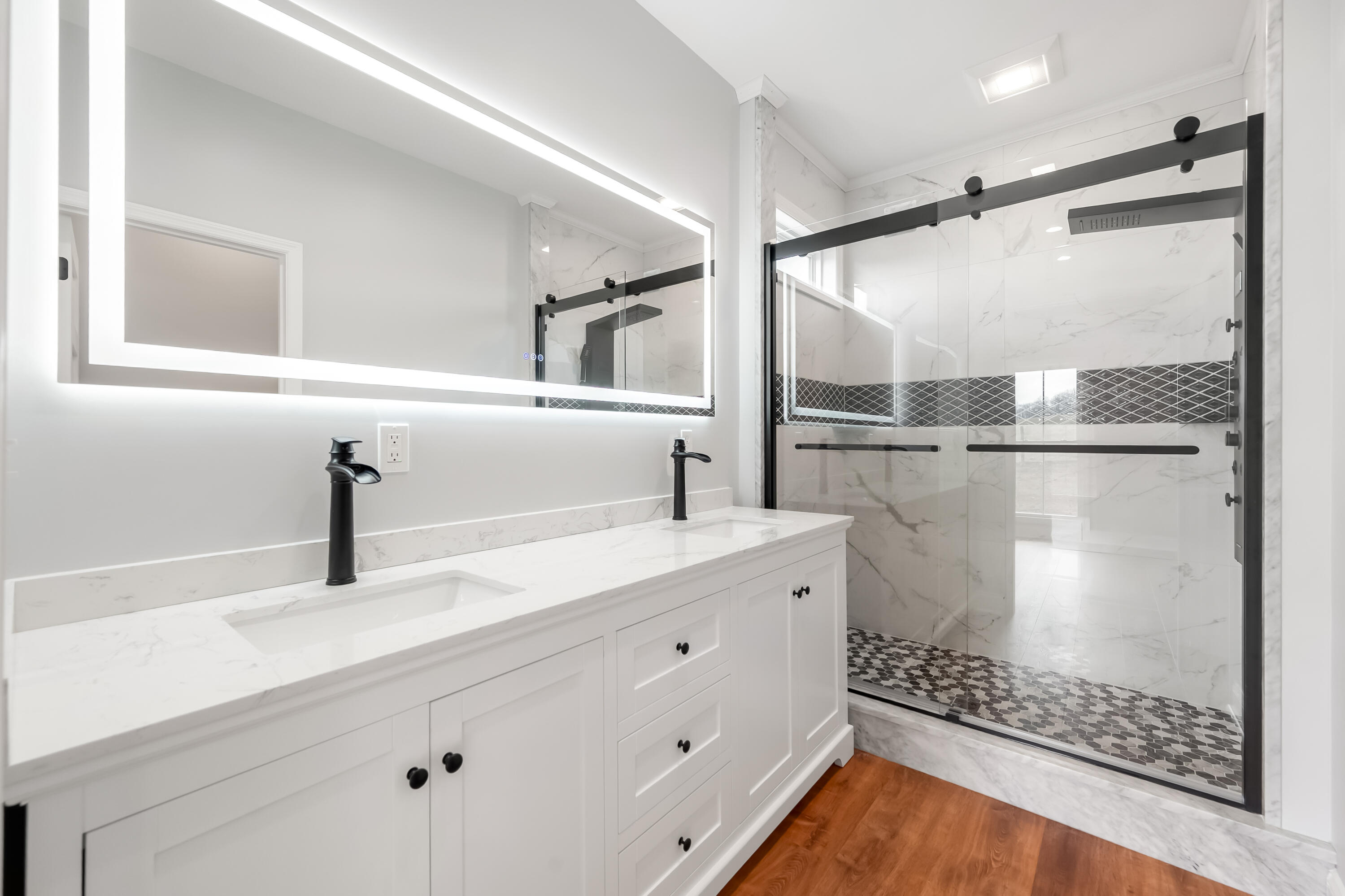 1047 Barberry Road Southeast Floyd, VA 24091 - Photo 23 of 50 a bathroom with a shower and a sink