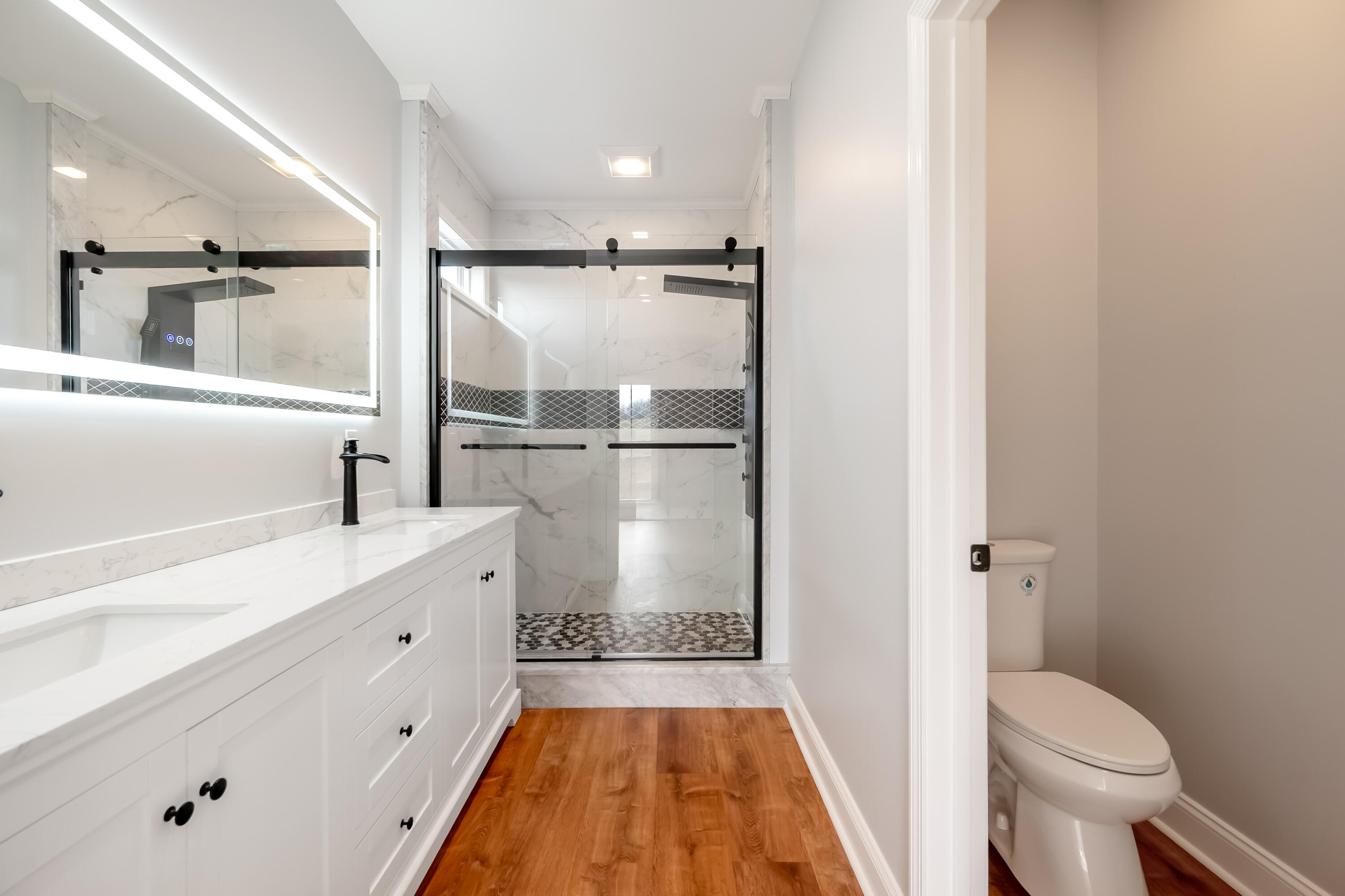 1047 Barberry Road Southeast Floyd, VA 24091 - Photo 24 of 50 a bathroom with a sink a toilet and shower