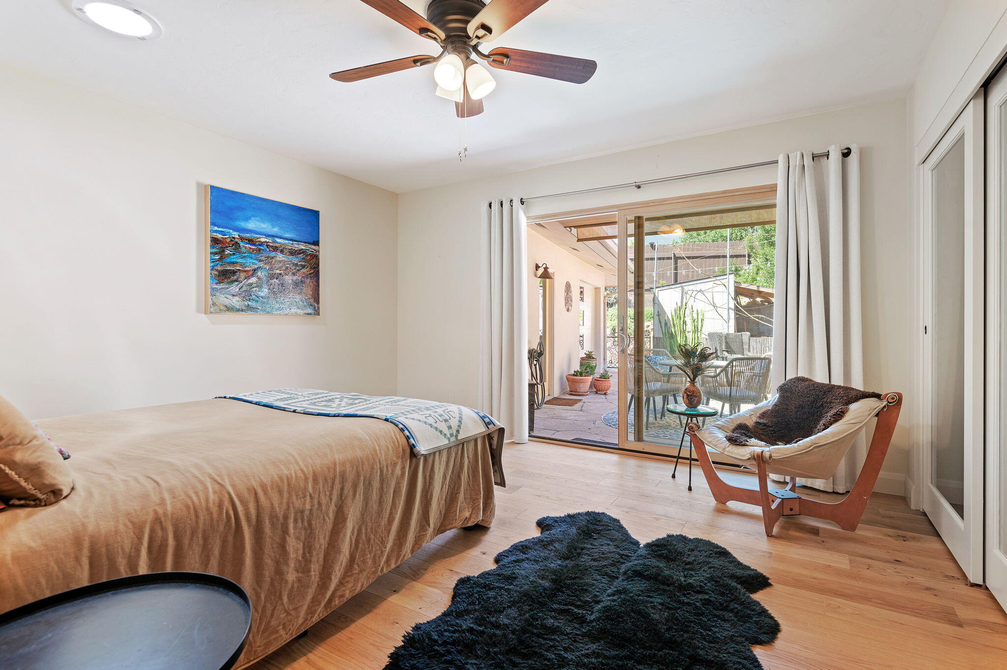 Undisclosed Address Santa Barbara, CA 93109 - Photo 23 of 30 a bedroom with a bed and a window