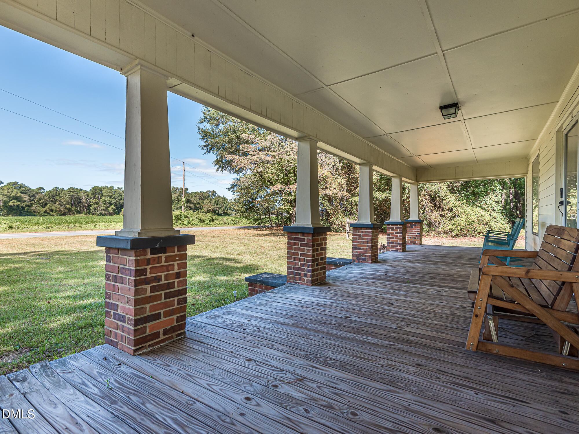 381 Royal Road Roseboro, NC 28382 - Photo 3 of 30 a view of a living room and floor to ceiling window