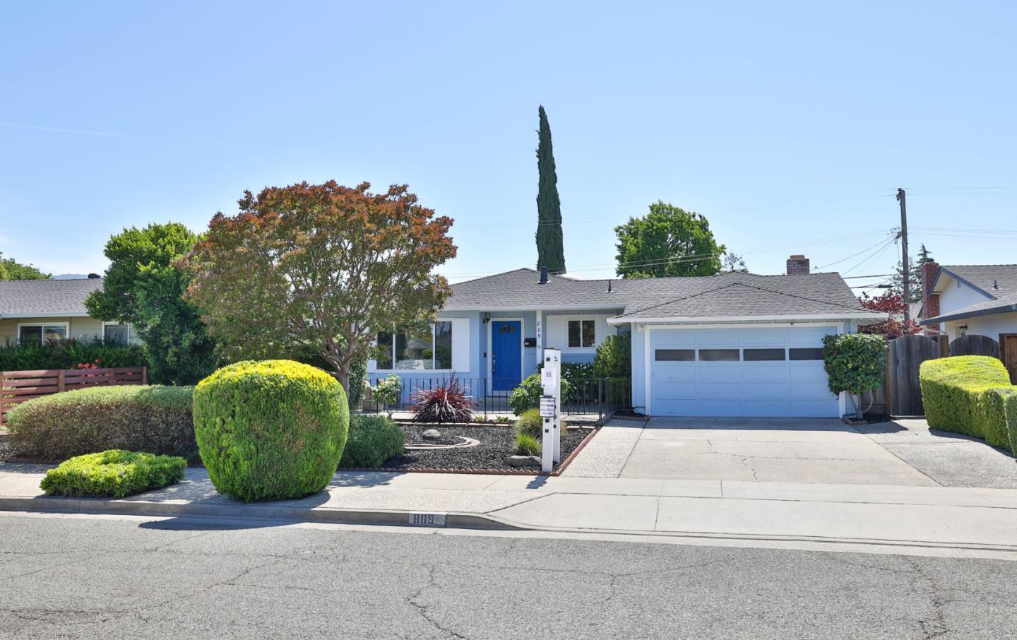 889 Ebbetts Drive Campbell, CA 95008 - Photo 1 of 33 a front view of a house with garden
