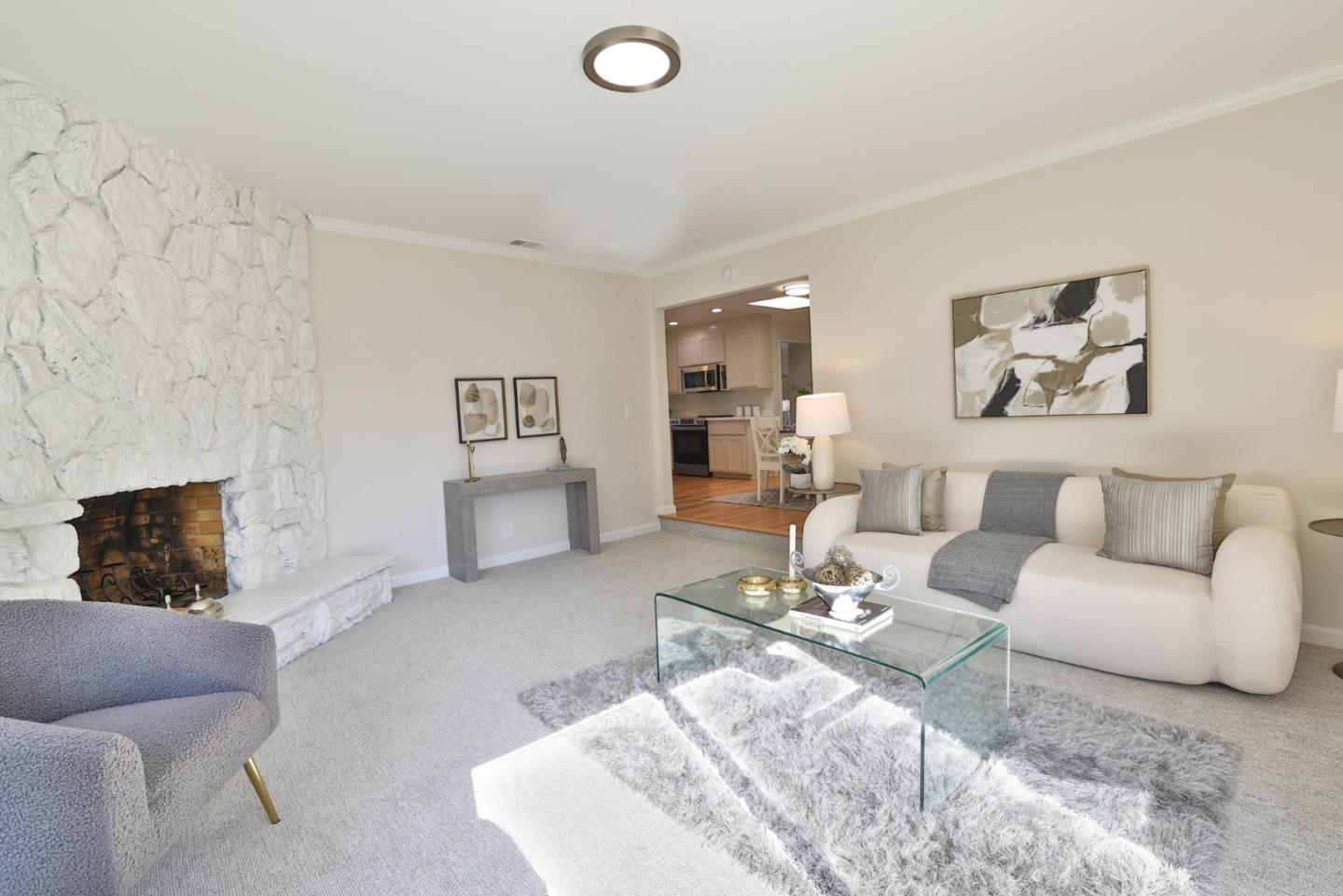 889 Ebbetts Drive Campbell, CA 95008 - Photo 13 of 33 a living room with furniture and a couch