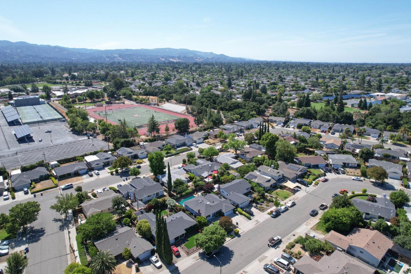 889 Ebbetts Drive Campbell, CA 95008 - Photo 30 of 33 an aerial view of multiple house