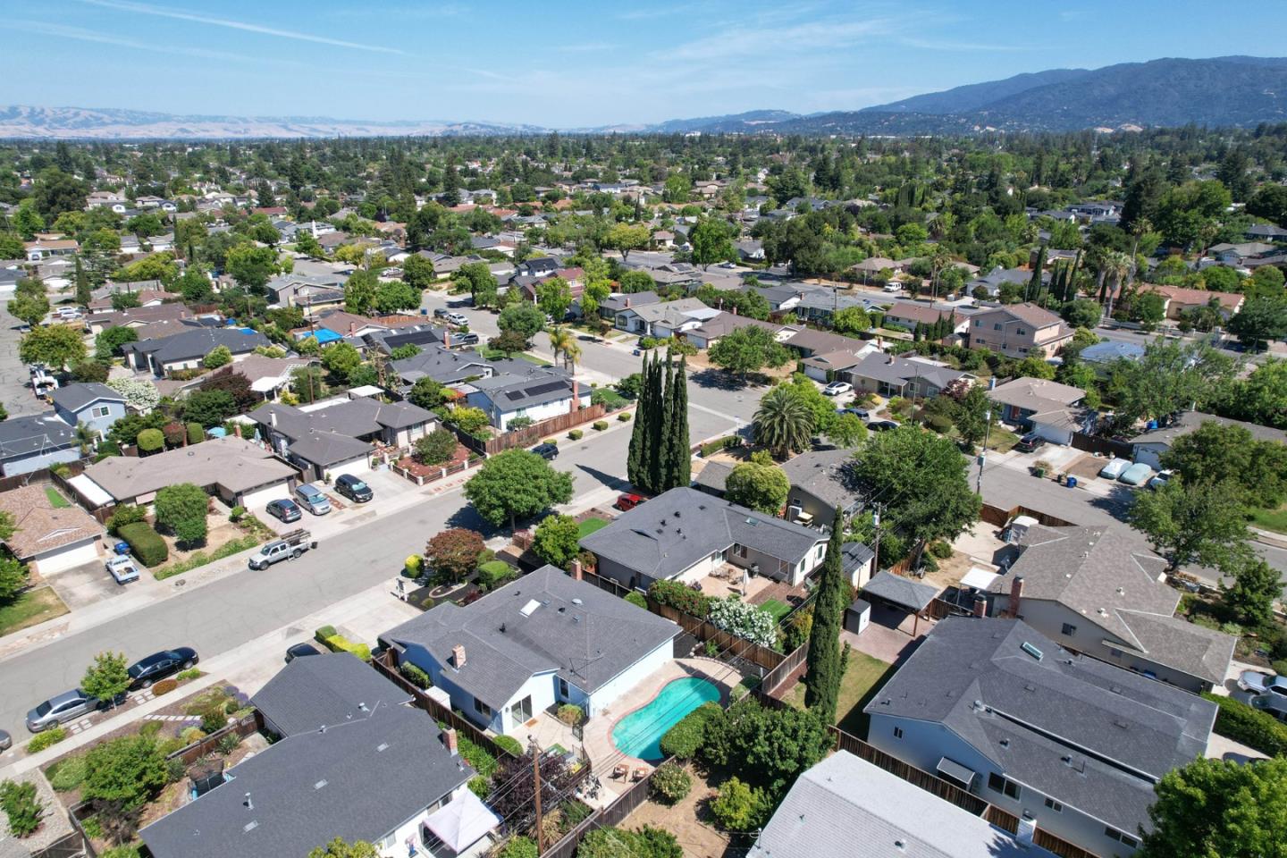 889 Ebbetts Drive Campbell, CA 95008 - Photo 32 of 33 an aerial view of multiple house