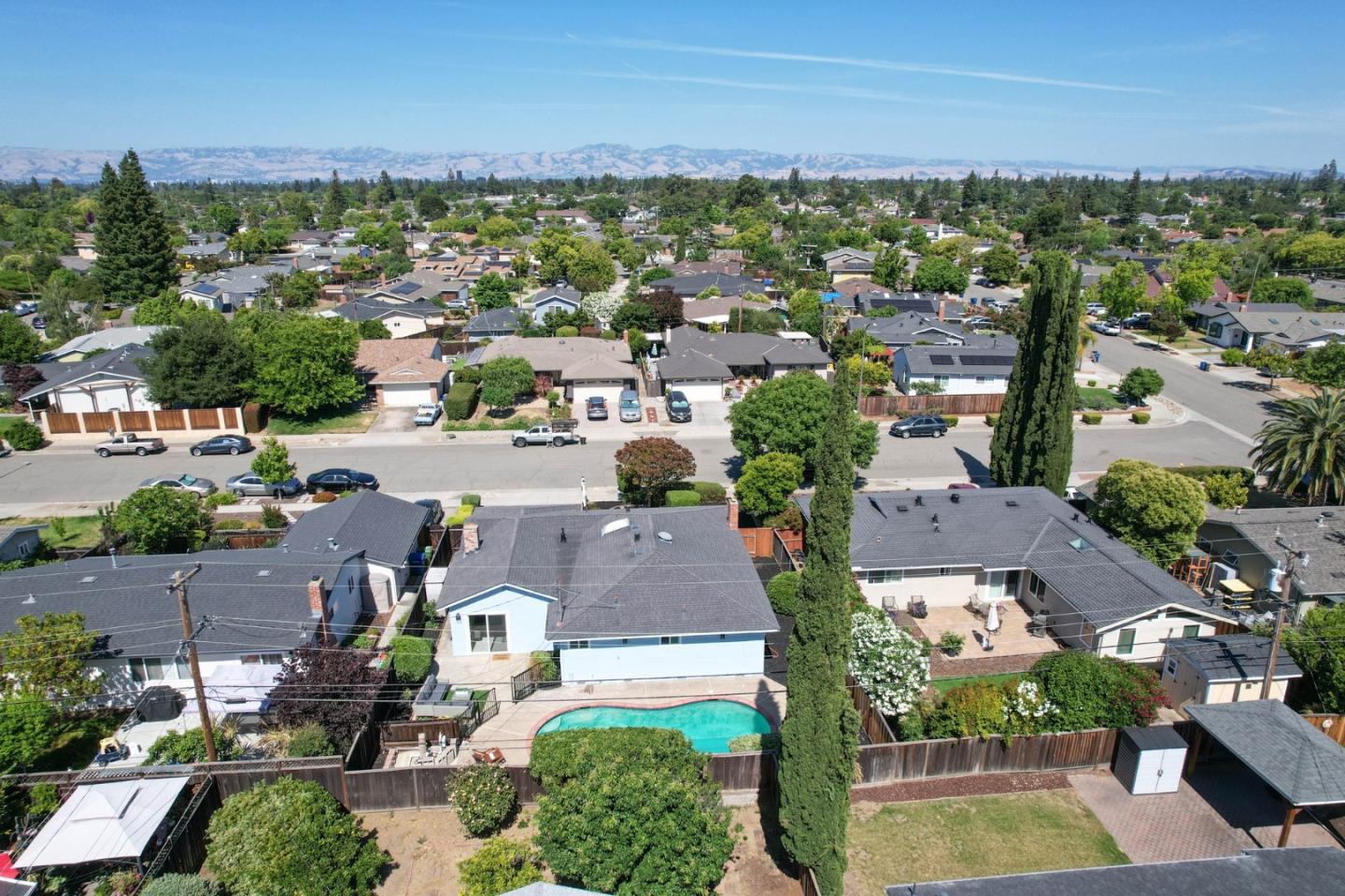 889 Ebbetts Drive Campbell, CA 95008 - Photo 33 of 33 an aerial view of a city
