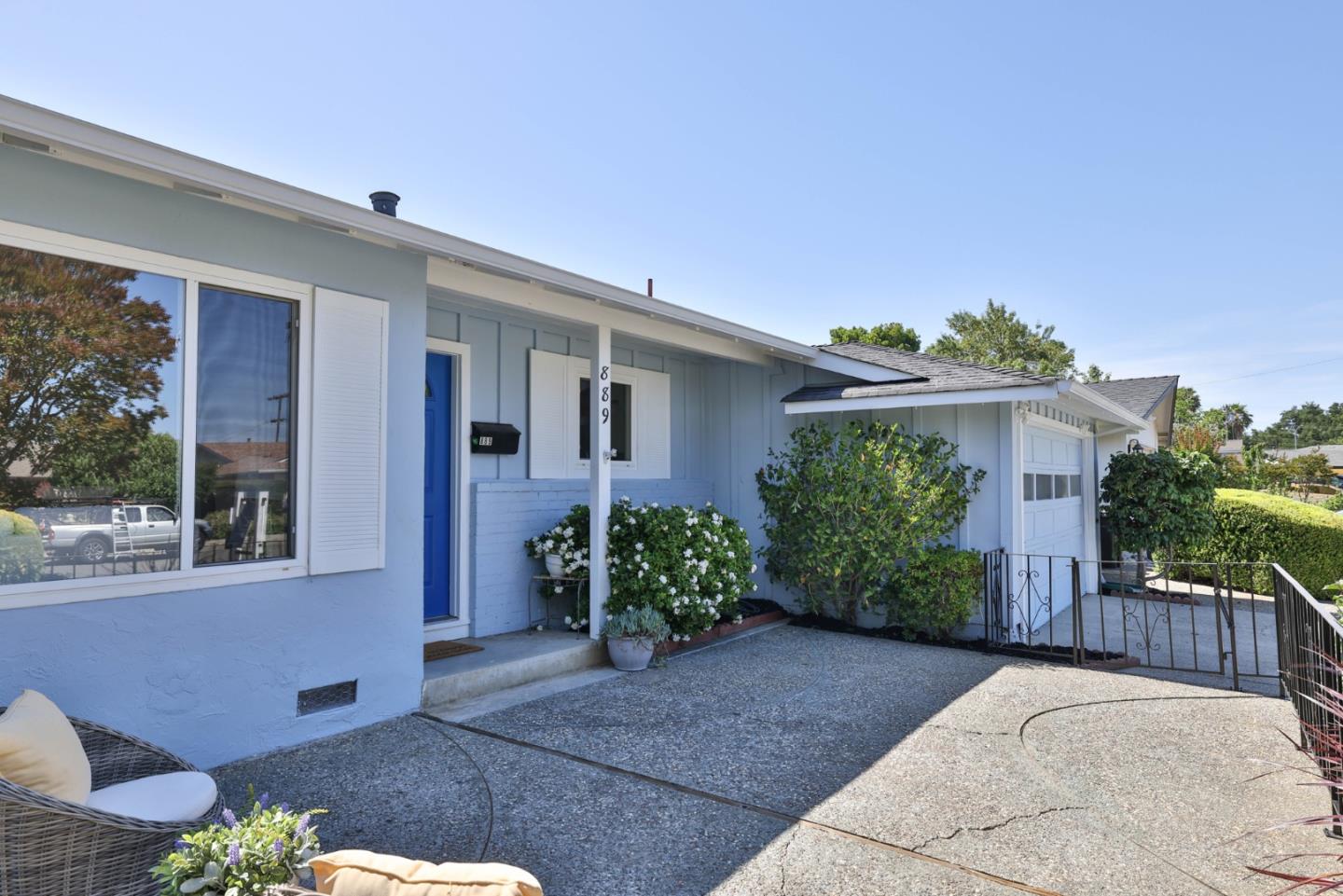 889 Ebbetts Drive Campbell, CA 95008 - Photo 7 of 33 a front view of a house with garden
