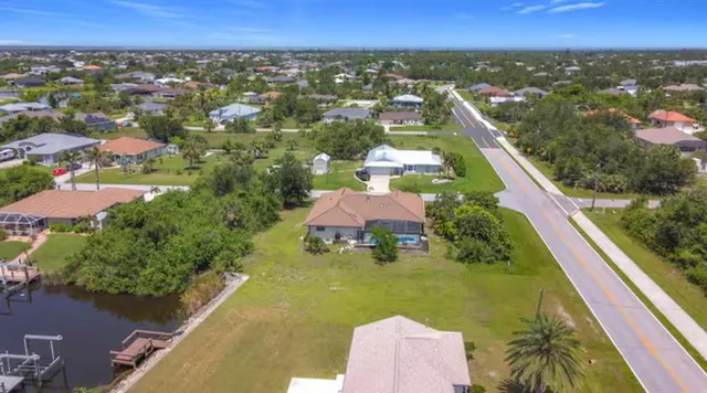a view of city with ocean