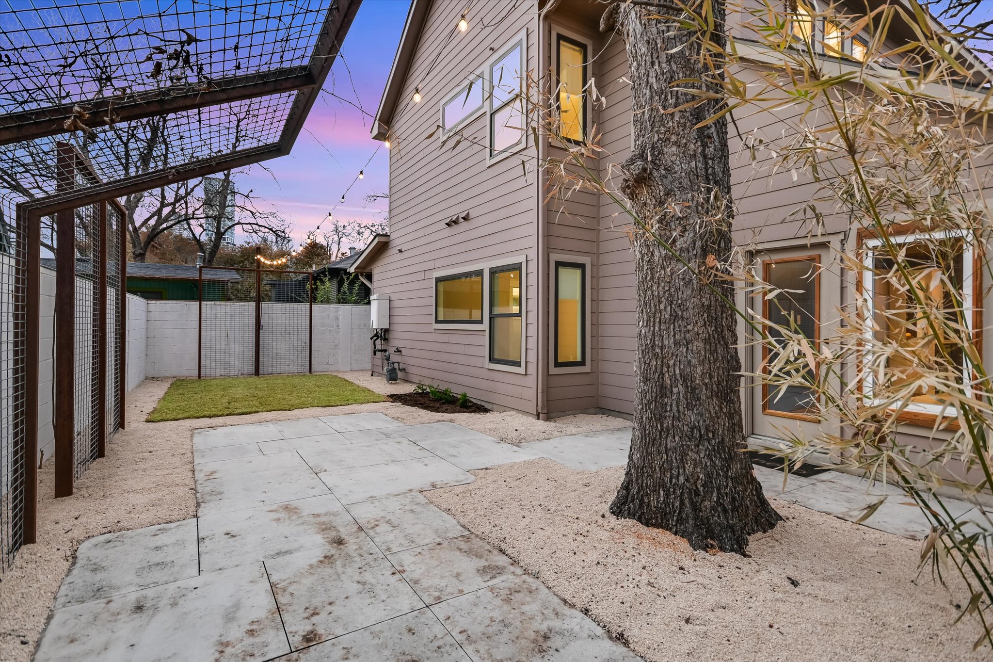 1613 Willow Street Austin, TX 78702 - Photo 25 of 30 a view of backyard of a house