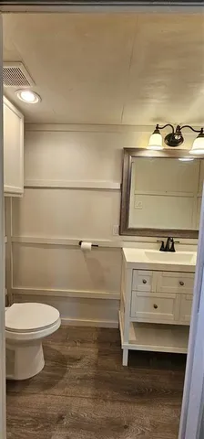 a bathroom with a sink and a toilet