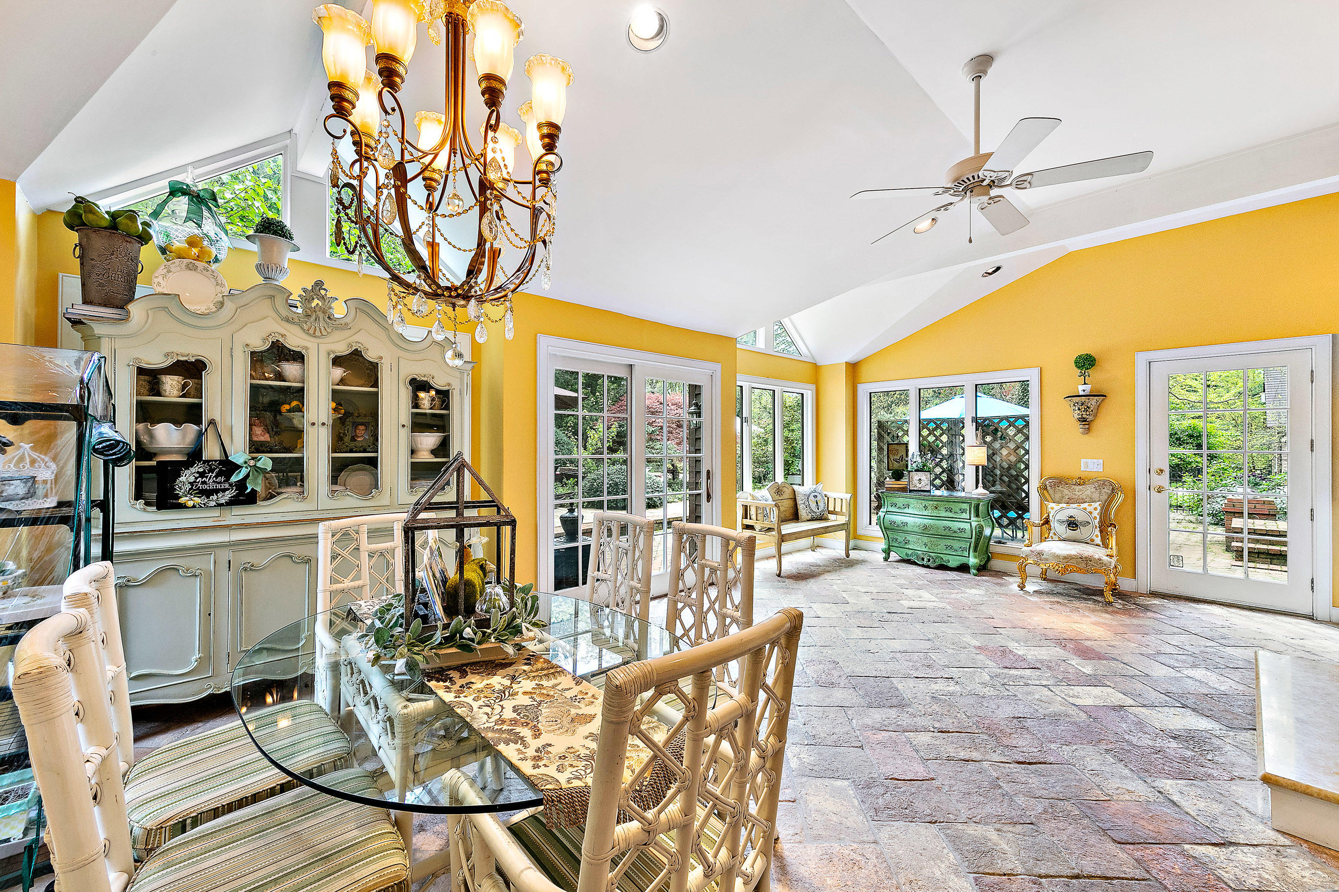 5 Post Road Rumson, NJ 07760 - Photo 20 of 67 a building outdoor space with patio furniture and potted plants