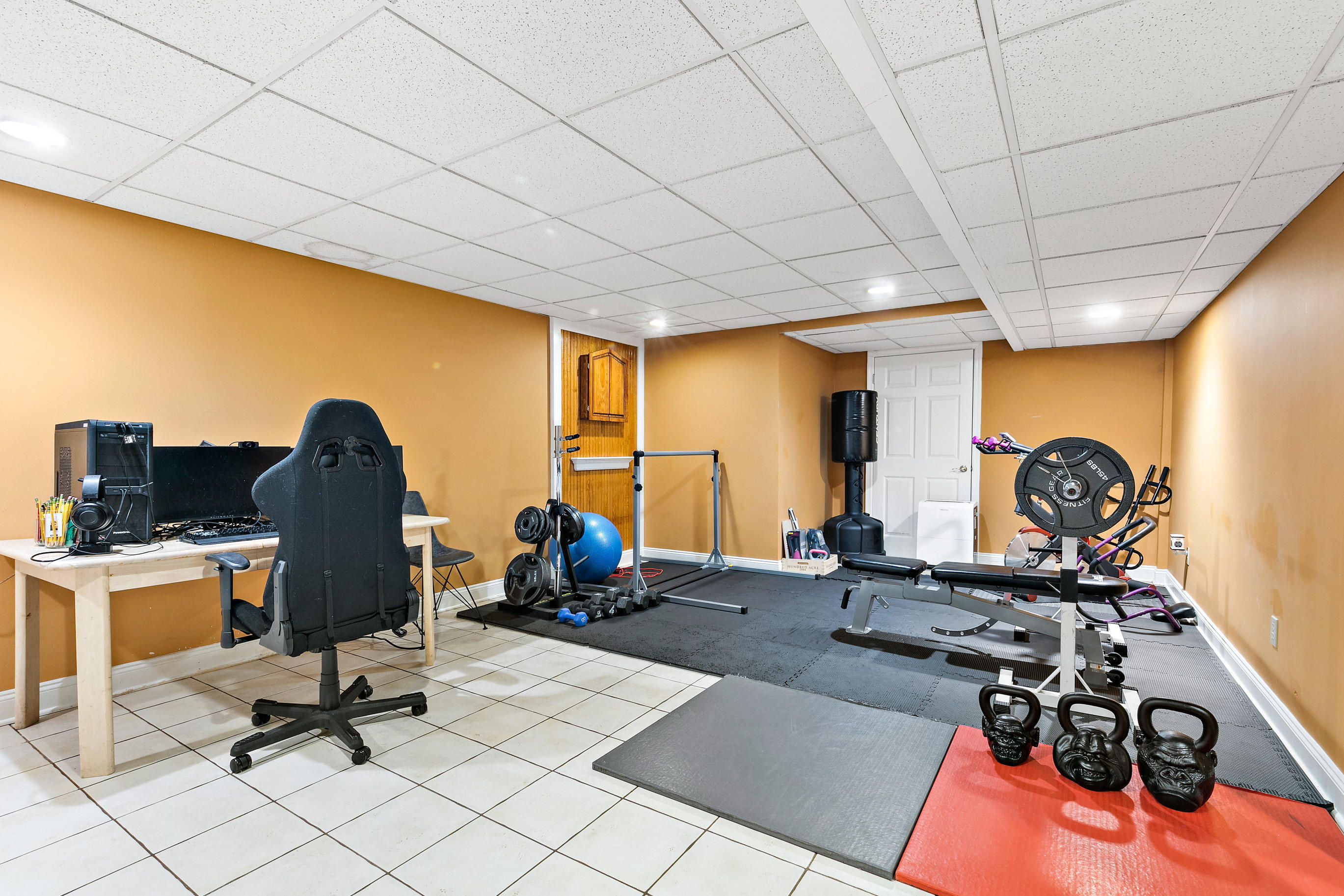 5 Post Road Rumson, NJ 07760 - Photo 47 of 67 a view of a workspace with gym equipment