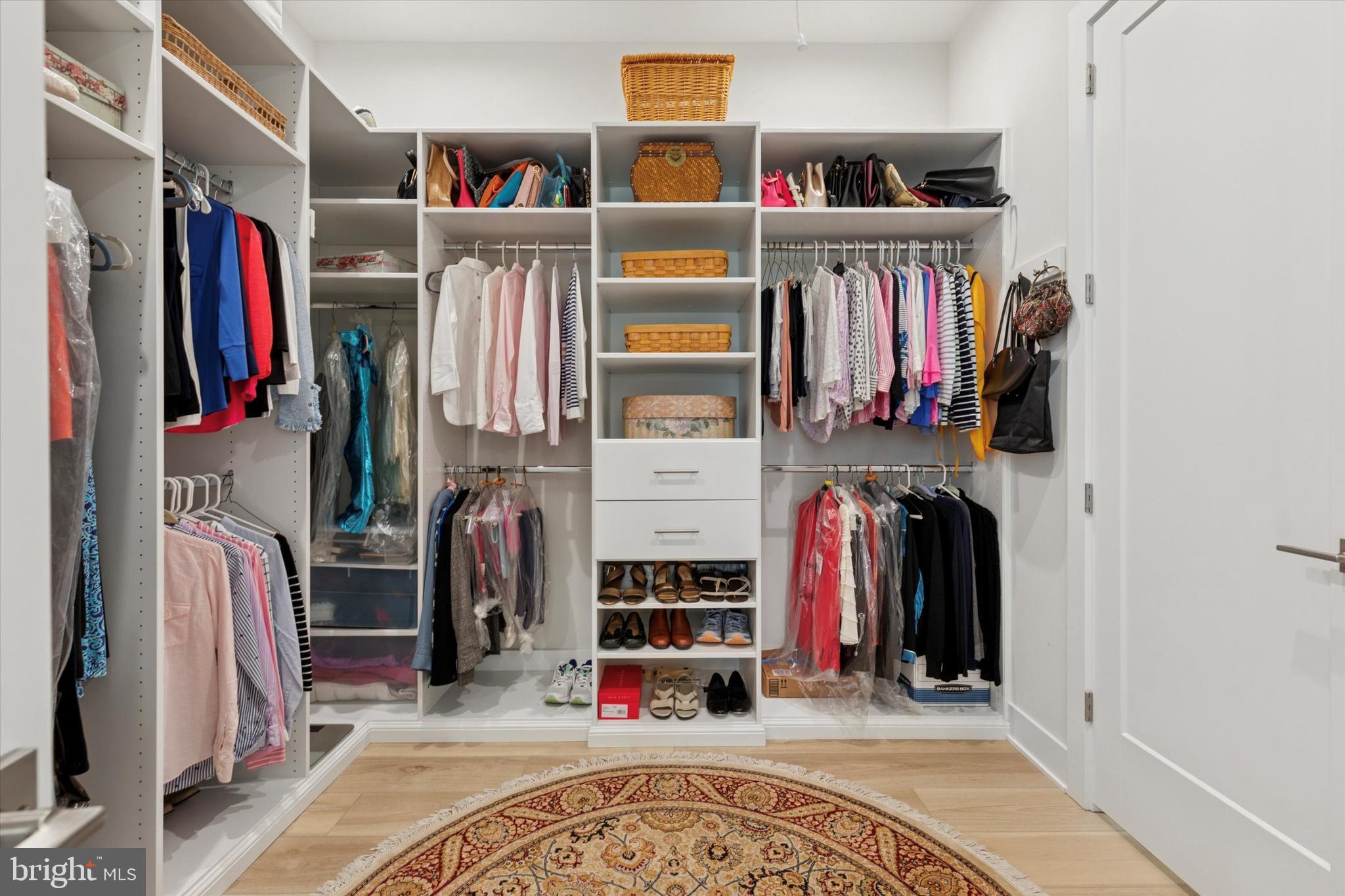 249 Rush Lane Ambler, PA 19002 - Photo 13 of 24 a view of walk in closet with clothes and shoes