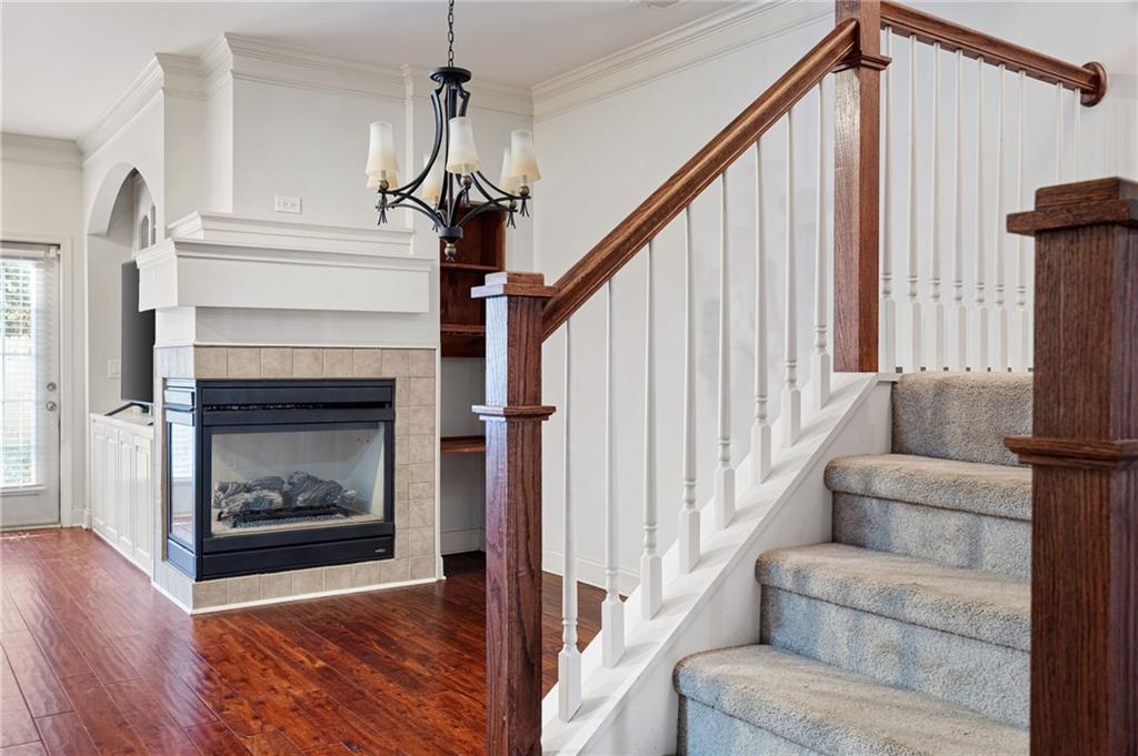 138 Trailside Way Hiram, GA 30141 - Photo 16 of 35 a living room with furniture and a fireplace