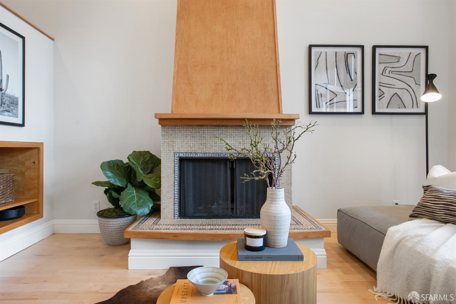 251 Ripley Street San Francisco, CA 94110 - Photo 22 of 39 a living room with furniture and wooden floor