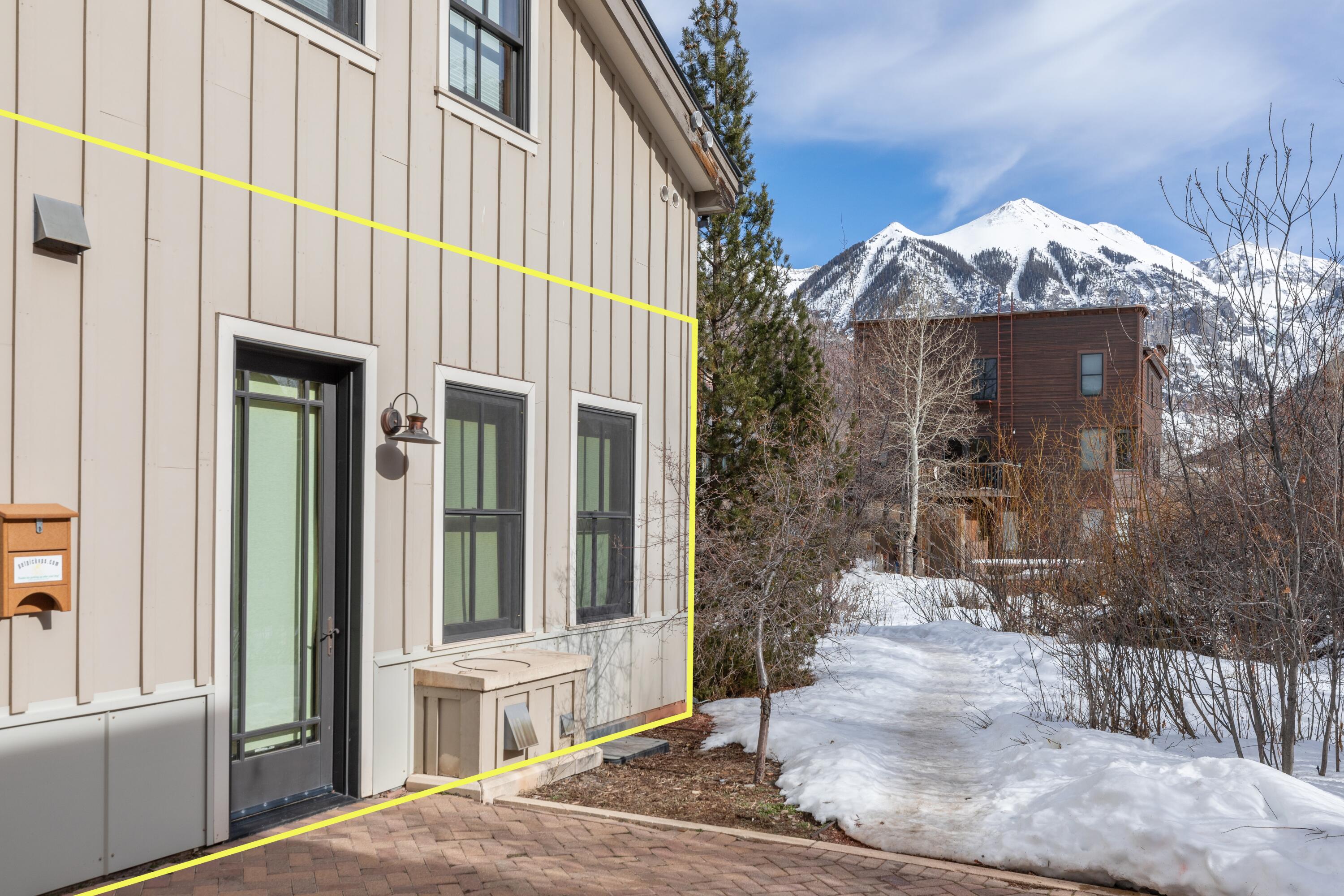 230 South Pine Street, Unit R 102 Telluride, CO 81435 - Photo 13 of 14 Exterior Corner Unit.Views