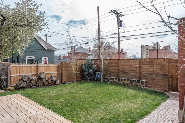 a large building with a street sign on it
