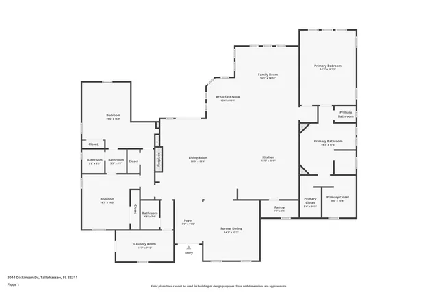 $1,175,000 | 3044 Dickinson Drive, Tallahassee, FL 32311