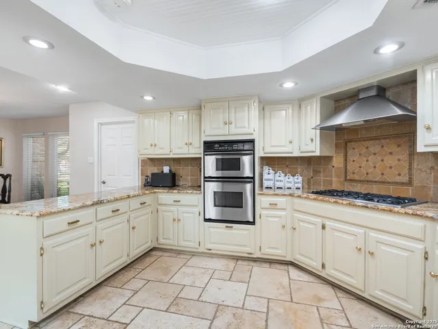 a view of a dining room and livingroom