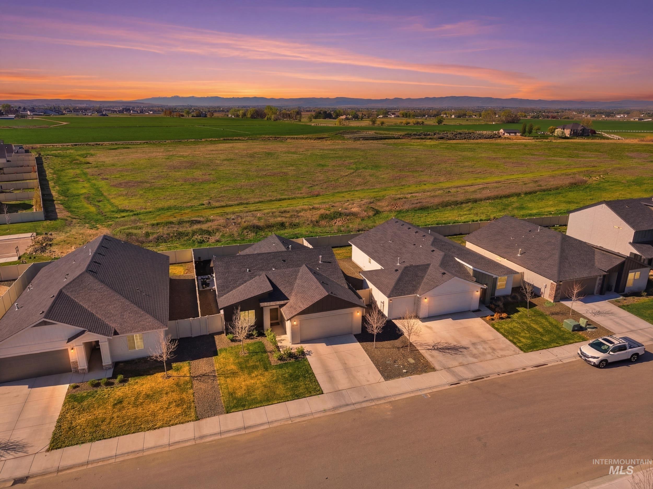 3697 W Lane Meridian, ID 83642 - Photo 2 of 44 Overview of rural landscape with a mountainous background