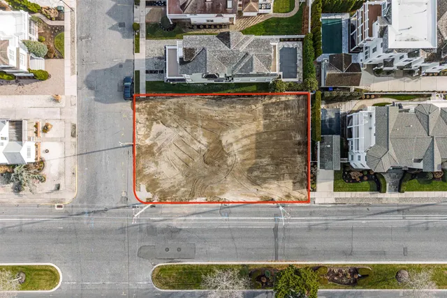 a view of a city with ocean