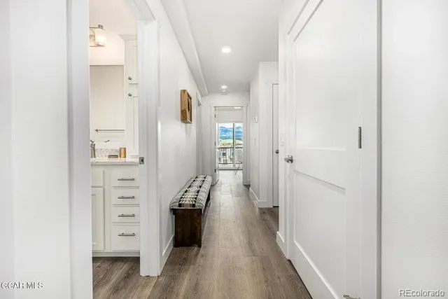 wooden floor in a gallery