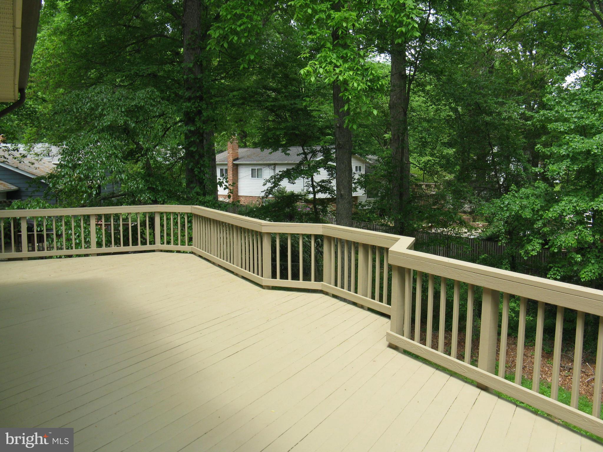 4703 Twinbrook Road Fairfax, VA 22032 - Photo 28 of 30 Large, private deck - great for parties