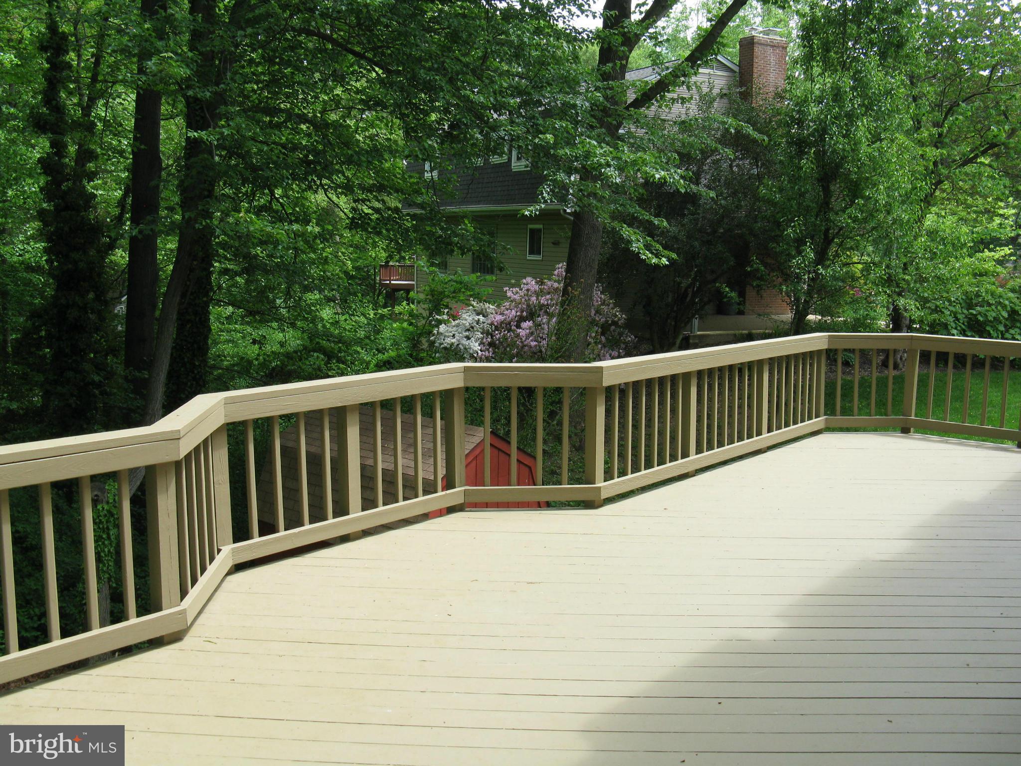 4703 Twinbrook Road Fairfax, VA 22032 - Photo 29 of 30 Very private back with lots of trees.
