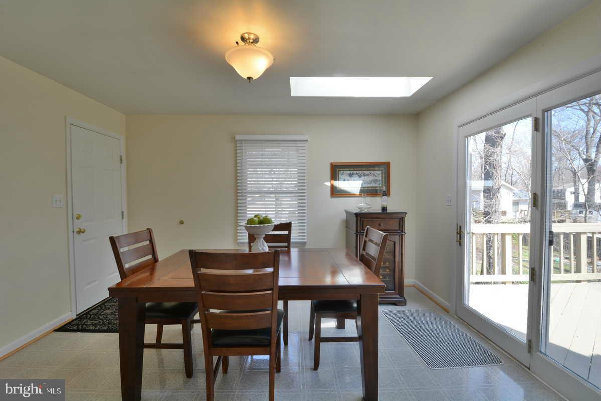 4703 Twinbrook Road Fairfax, VA 22032 - Photo 9 of 30 Third view of breakfast room with door to deck.