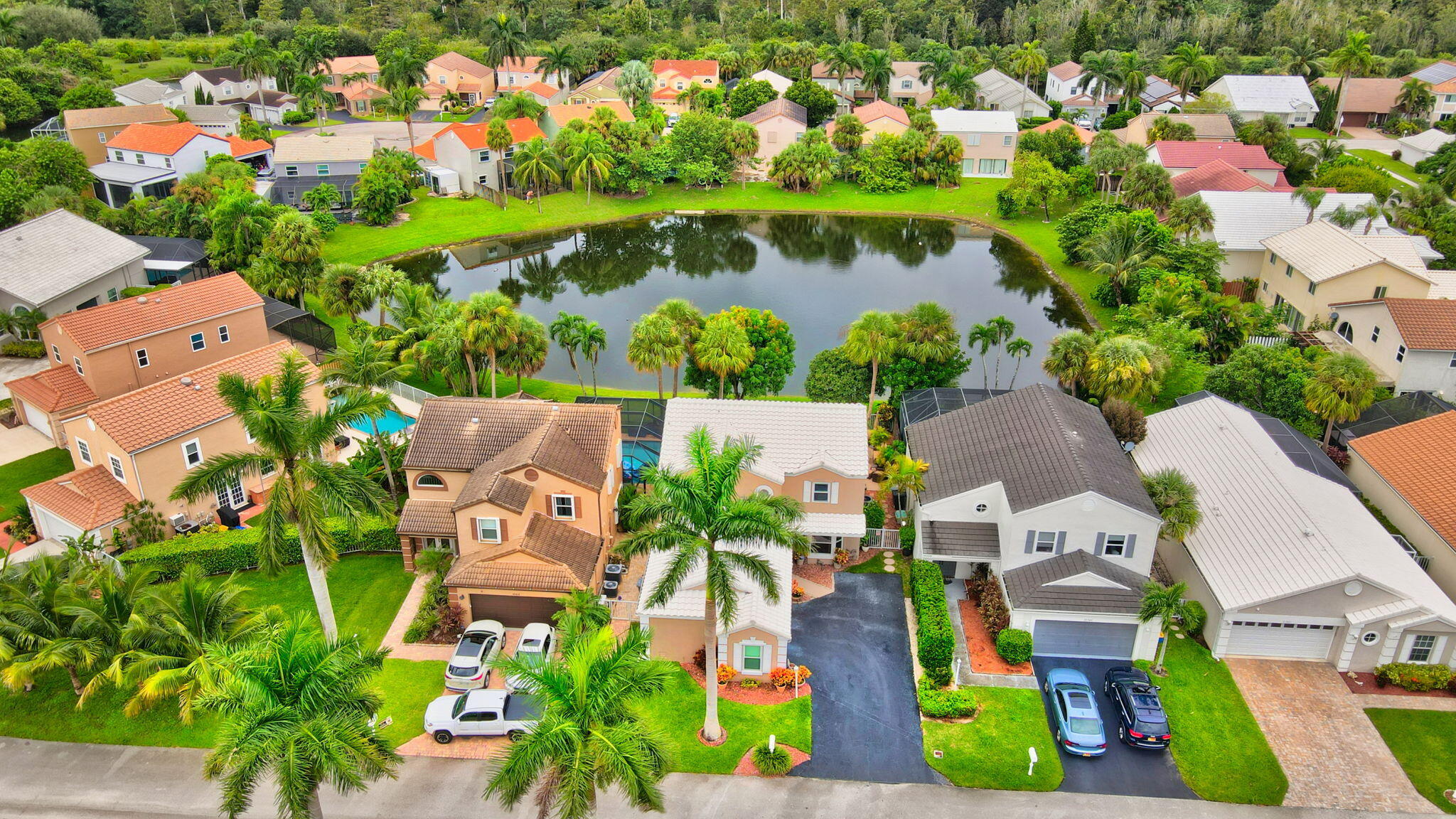 21401 Millbrook Court Boca Raton, FL 33498 - Photo 46 of 78 Aerial view of home