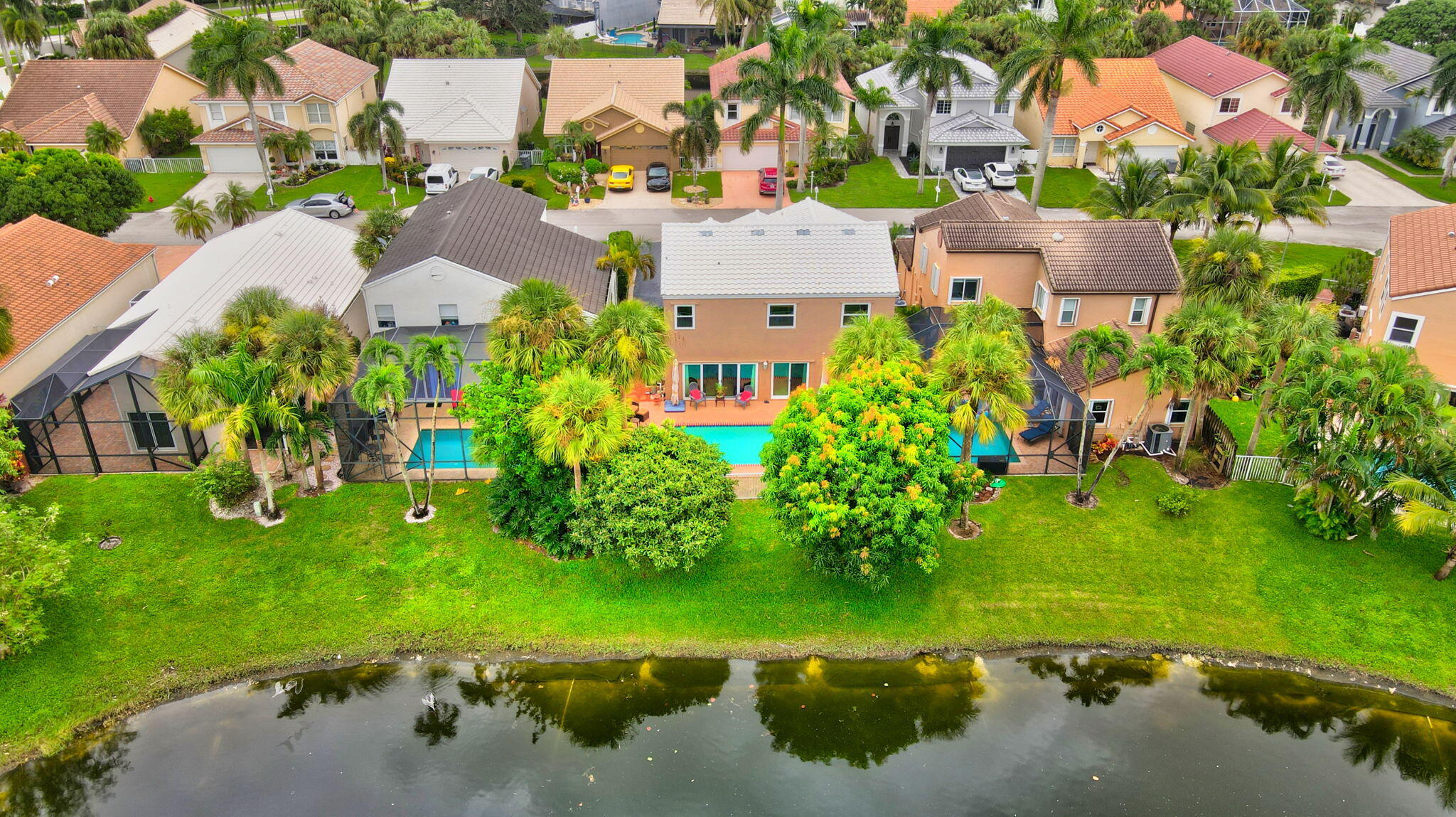 21401 Millbrook Court Boca Raton, FL 33498 - Photo 54 of 78 Aerial view of home