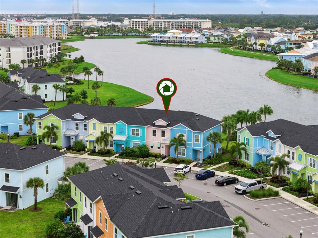 2949 Caribbean Soul Drive Kissimmee, FL 34747 - Photo 36 of 88 an aerial view of residential houses with outdoor space and lake view