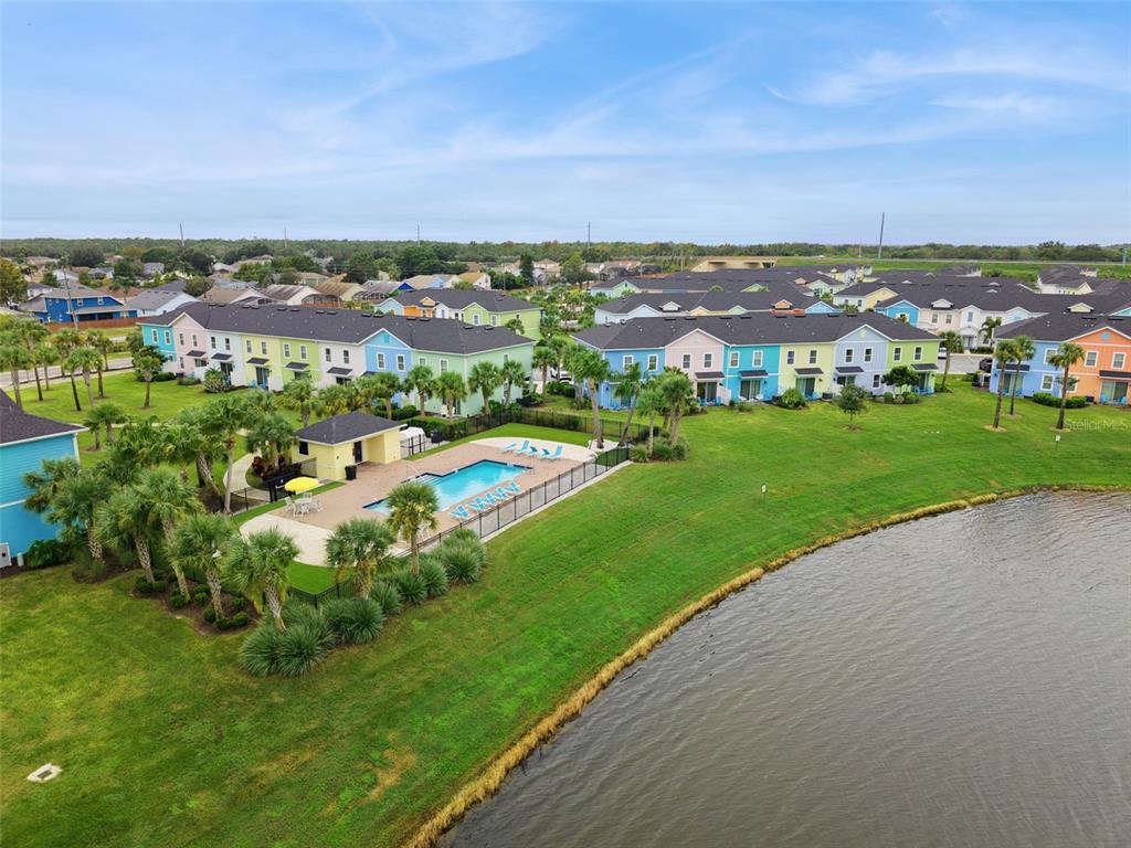2949 Caribbean Soul Drive Kissimmee, FL 34747 - Photo 43 of 88 an aerial view of residential houses with outdoor space and trees