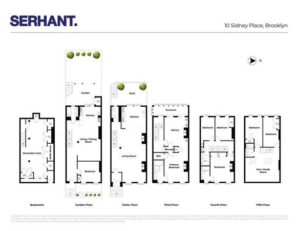 front view of a brick building