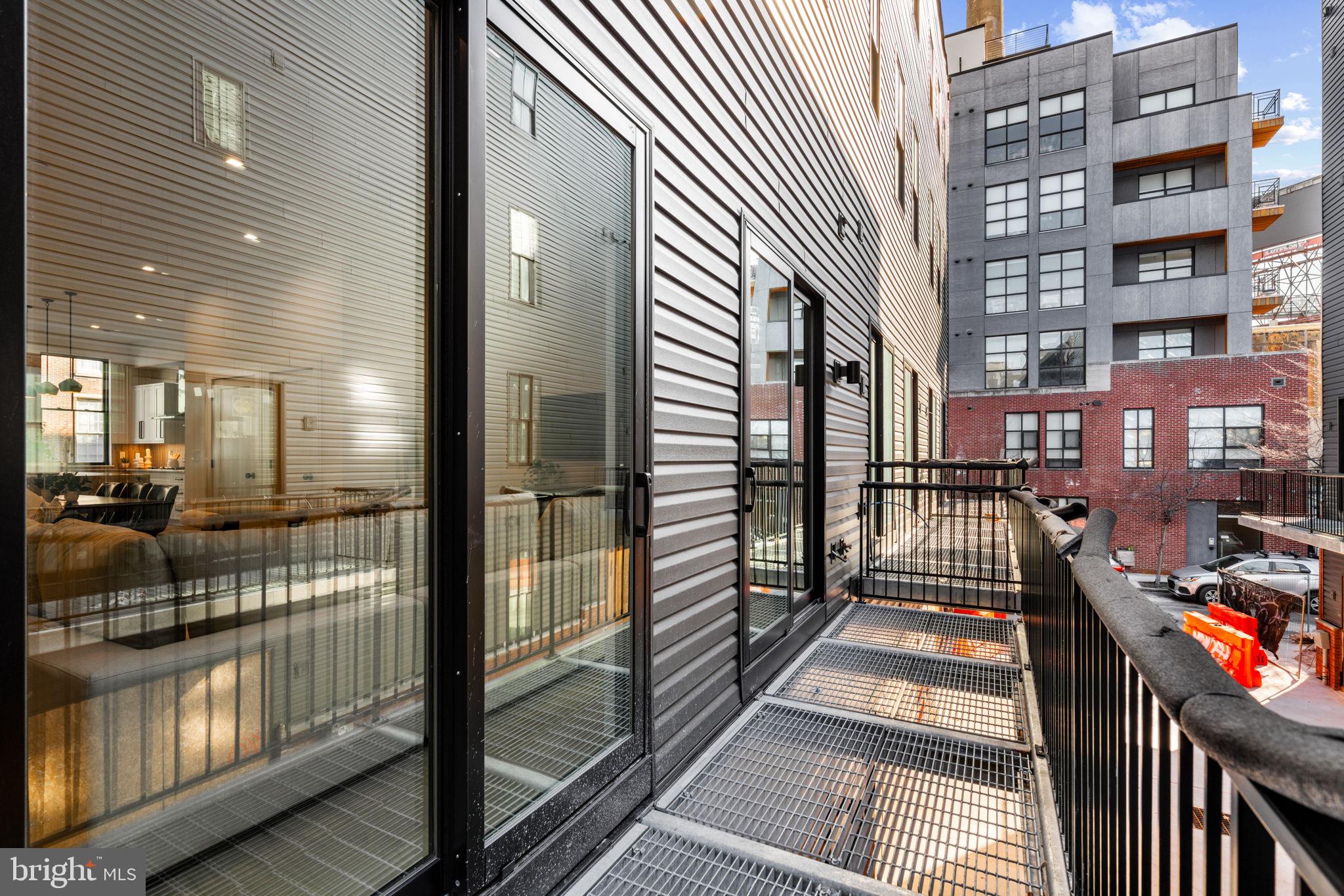 249 Philip Way Philadelphia, PA 19106 - Photo 22 of 61 a view of a balcony with wooden floor
