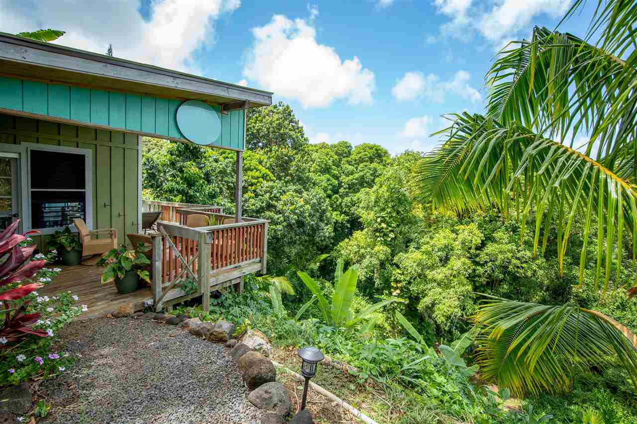 475 Haumana Road Haiku, HI 96708 - Photo 22 of 30 a backyard of a house with lots of green space