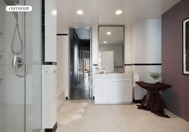 a living room with furniture and window