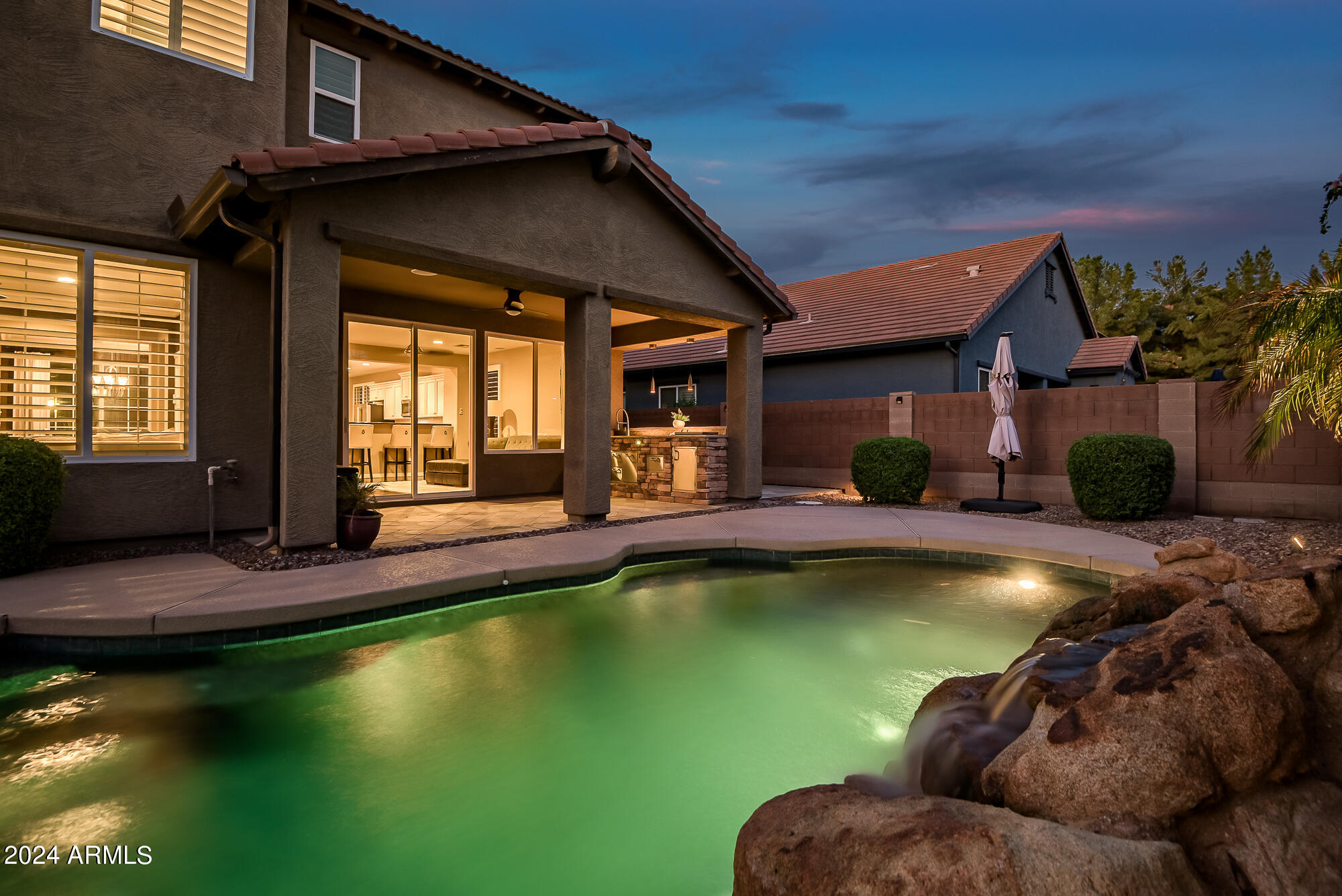 3561 East Weather Vane Road Gilbert, AZ 85296 - Photo 59 of 62 Covered back patio